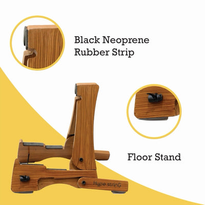 Hype String Guitar Foldable Floor Stand