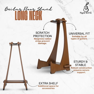 Hype String Long Neck Guitar Floor Stand