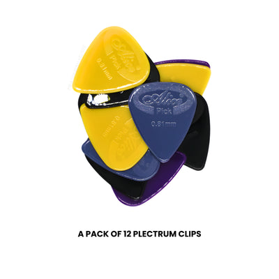 Alice AP-12G Nylon Guitar Picks - 0.81 mm (12 pcs)