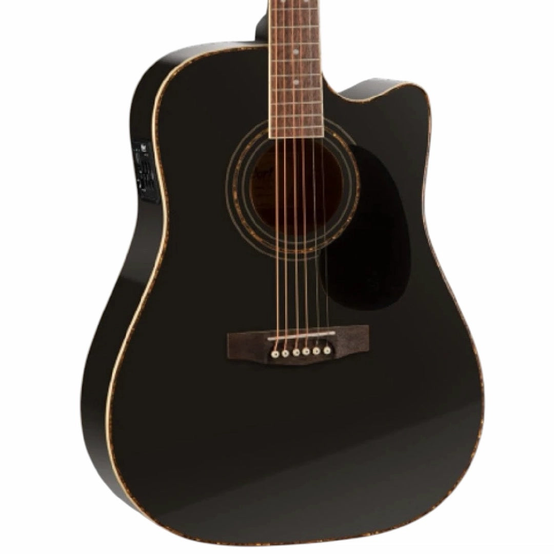 Cort AD880CE-BK Electro-Acoustic Guitar - Black