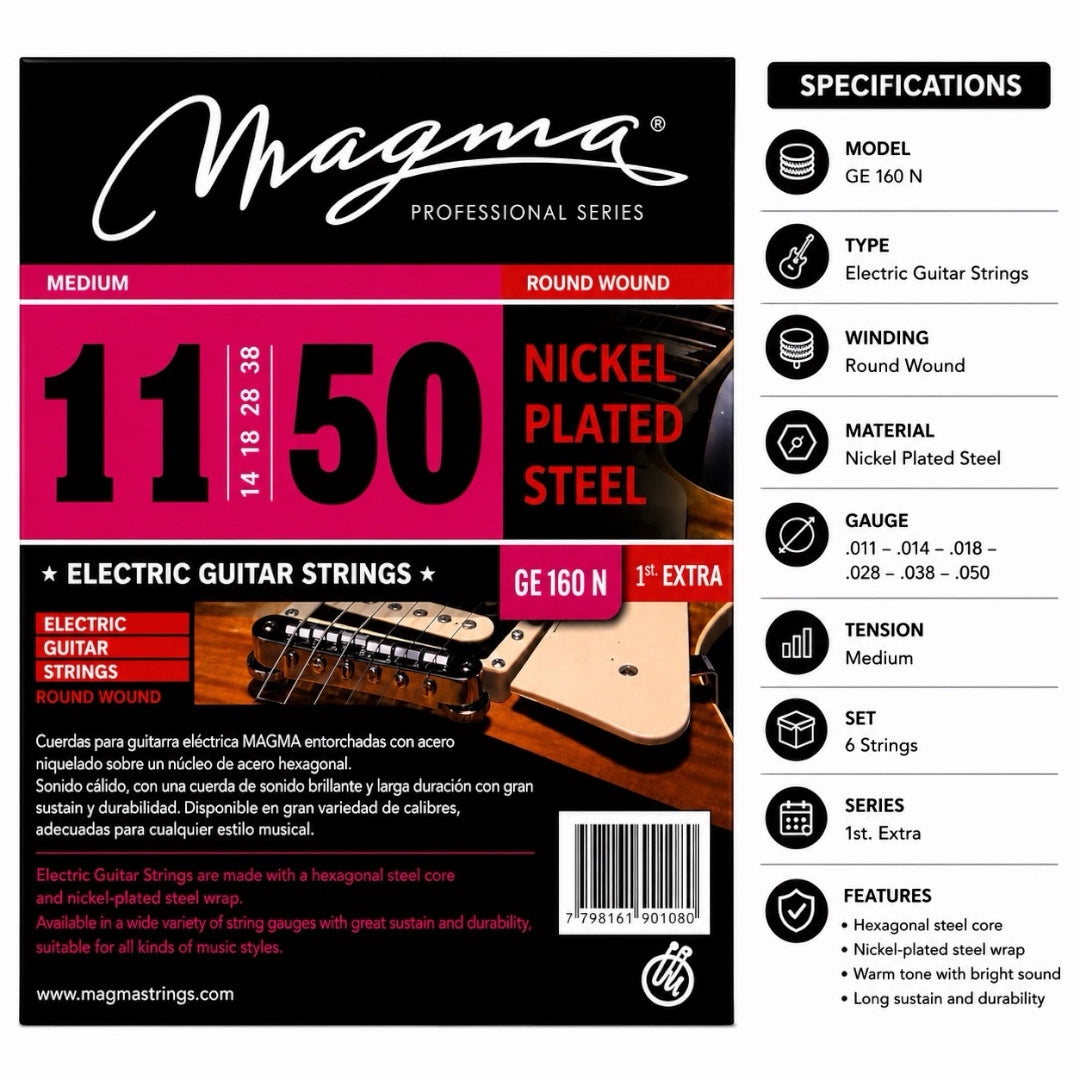 Magma GE160N 0.11 Gauge Electric Guitar Strings