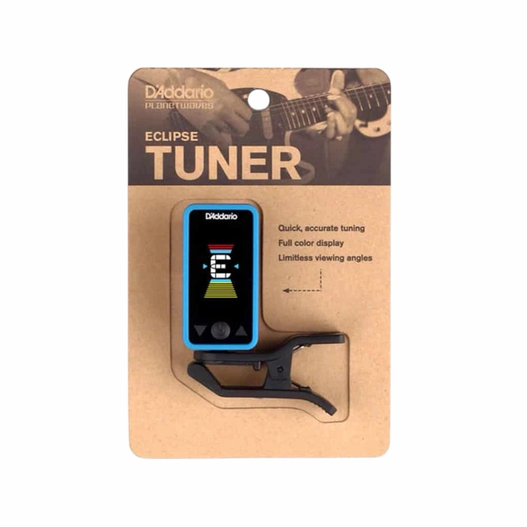 D’Addario PW-CT-17BU Eclipse Clip-On Tuner - Blue