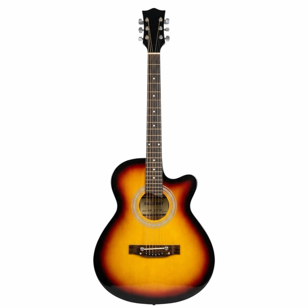 Challenger Apollo-39 Electro-Acoustic Guitar – Tobacco Sunburst Gloss