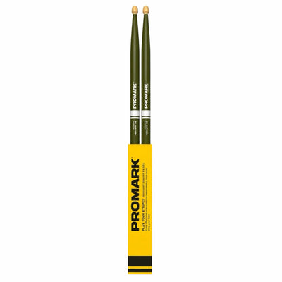 Promark RBH595AW Drumsticks - Green