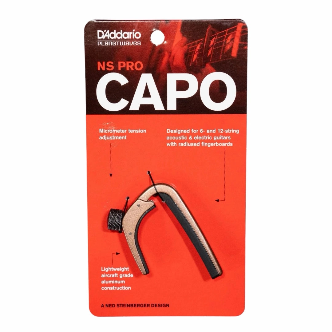 D’Addario PW-CP-02MBR NS Pro Guitar Capo - Metallic Bronze