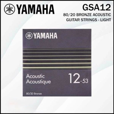 Yamaha GSA12 Acoustic Guitar Strings - .012-.053
