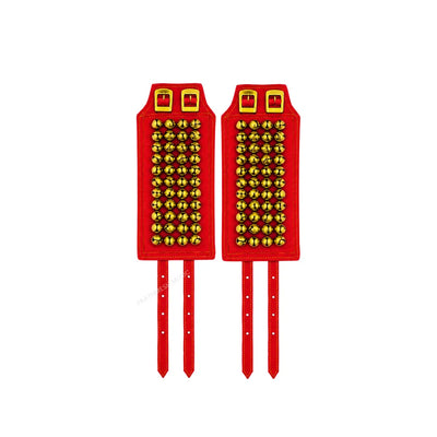 RG Cotton 4-Line Ghungroo - Red