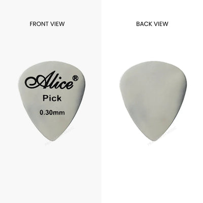 Alice APSTGB2-6 Stainless Steel Plectrum