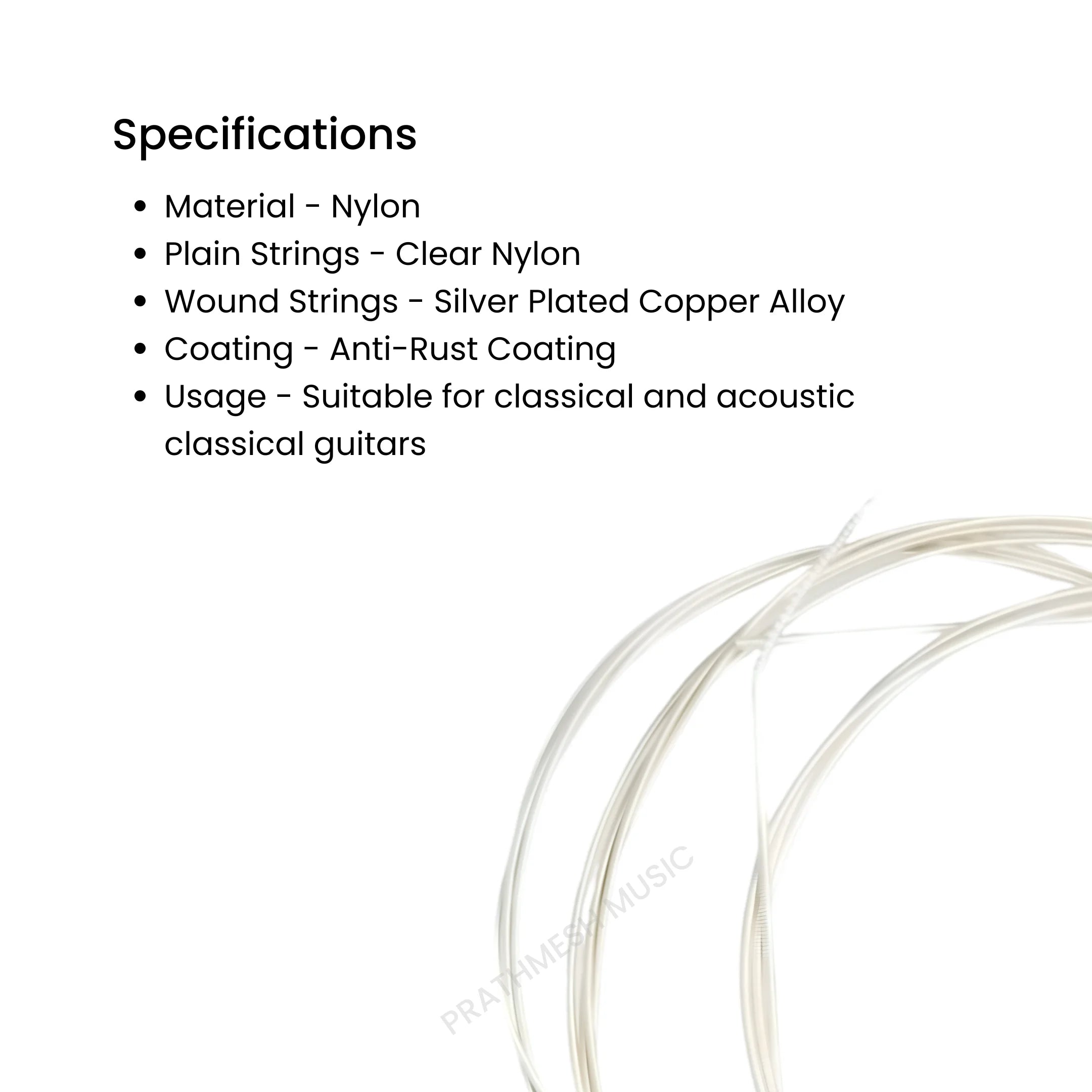 Alice A107 Classical Guitar Nylon Strings