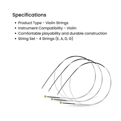 Alice A703-4 4 No Single Acoustic Violin String