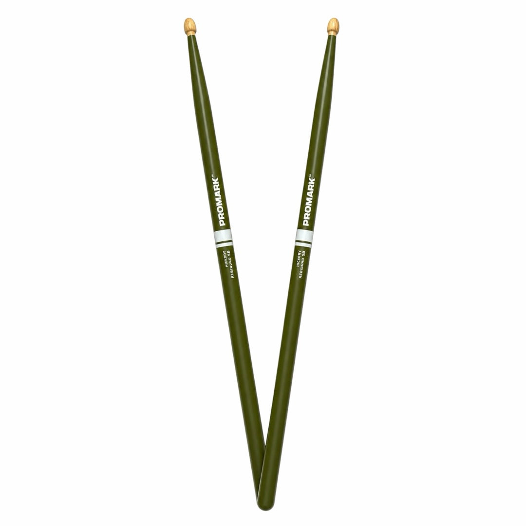 Promark RBH595AW Drumsticks - Green
