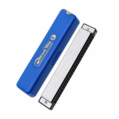 Hohner M254001S Ocean Star C Key Tremelo Harmonica