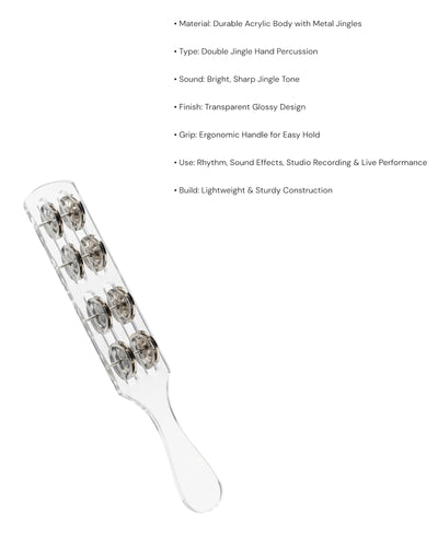 KL Acrylic Jingle Stick - 8 Ring