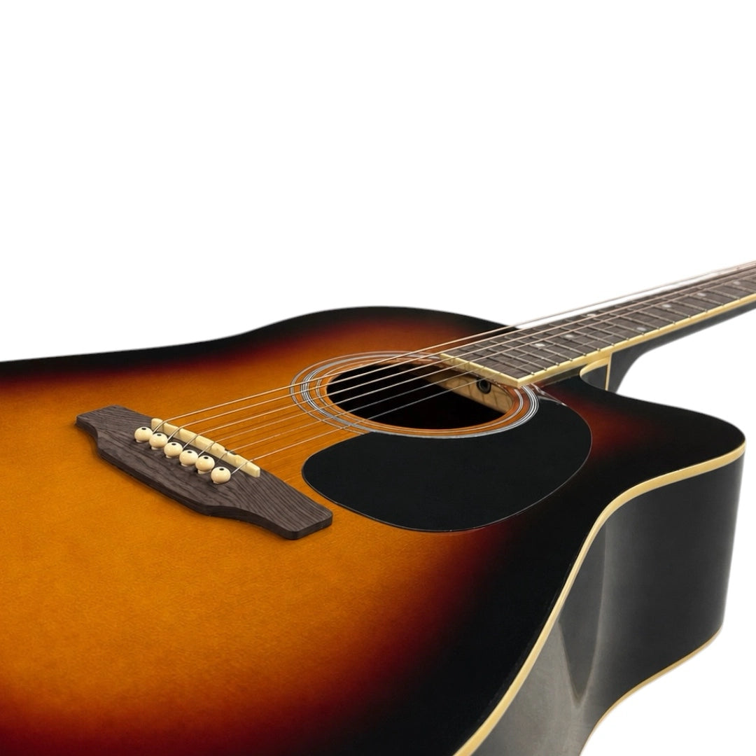 Amaze AW41C201-SB Acoustic Guitar - Sunburst