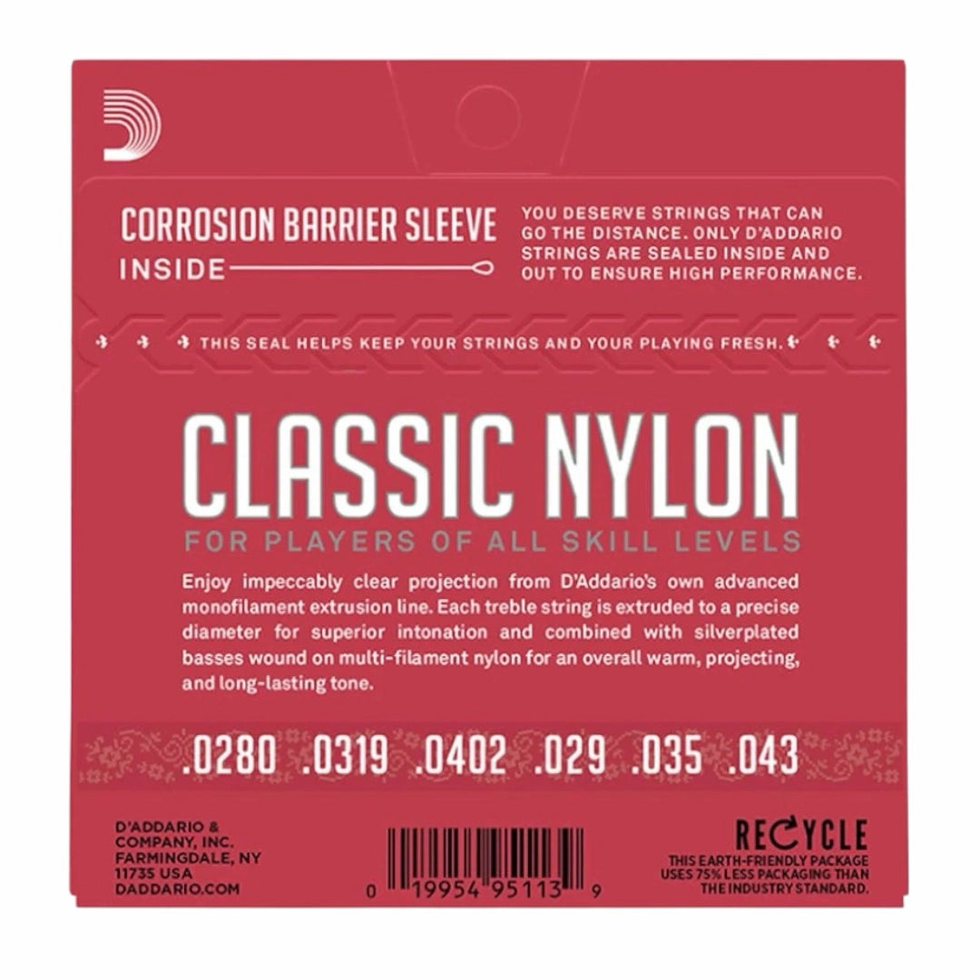 D’Addario EJ27N Classical Guitar Nylon Strings - Normal Tension