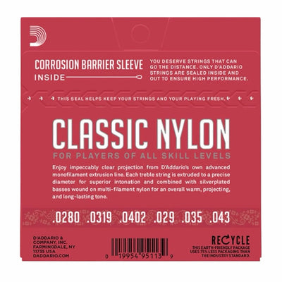 D’Addario EJ27N Classical Guitar Nylon Strings - Normal Tension