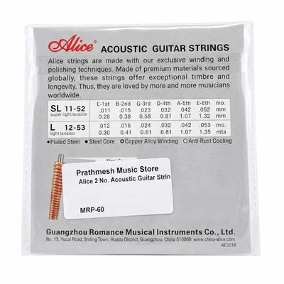 Alice A206SI-2 (2nd String) B-STRING Acoustic Guitar String