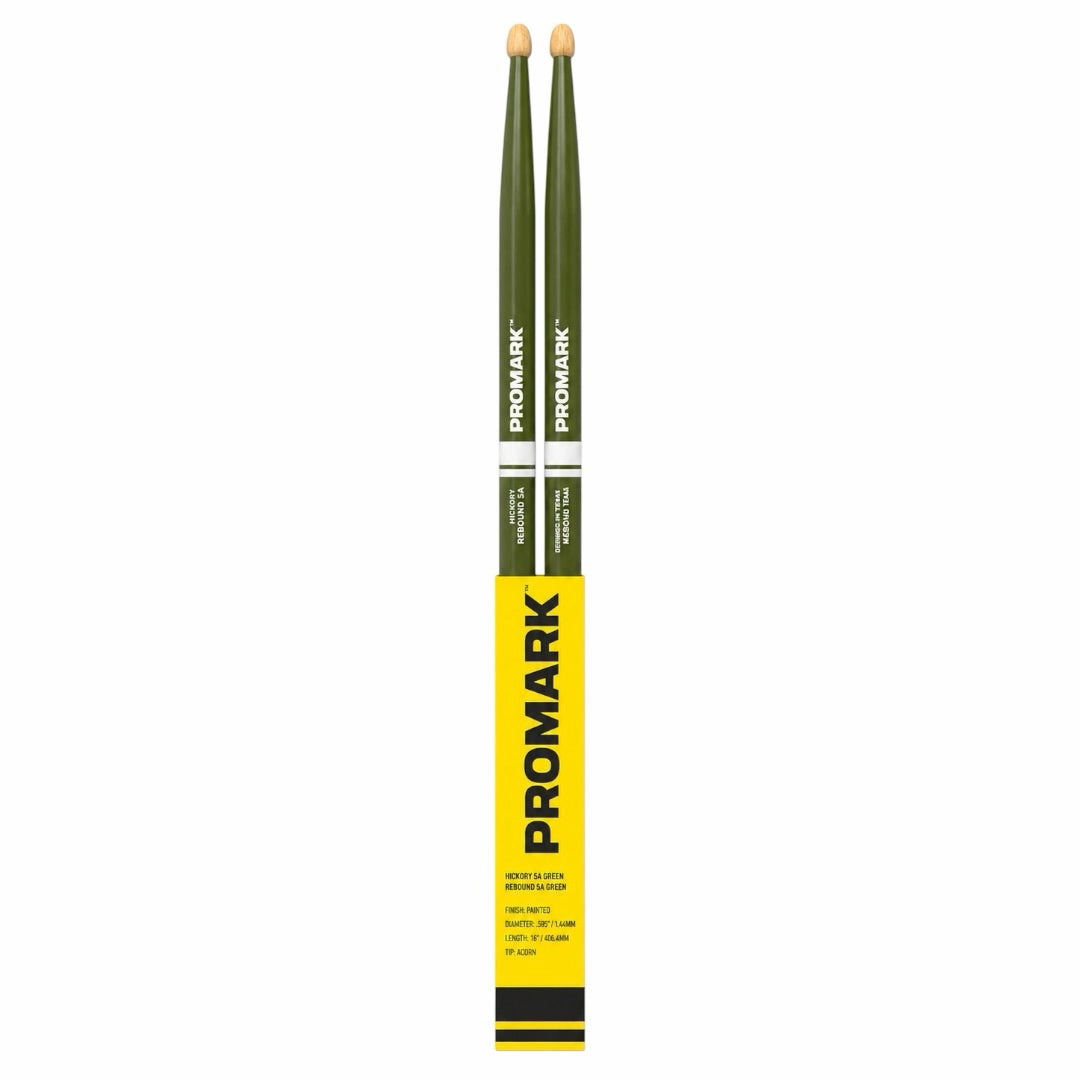 Promark RBH565AW Drumsticks - Green