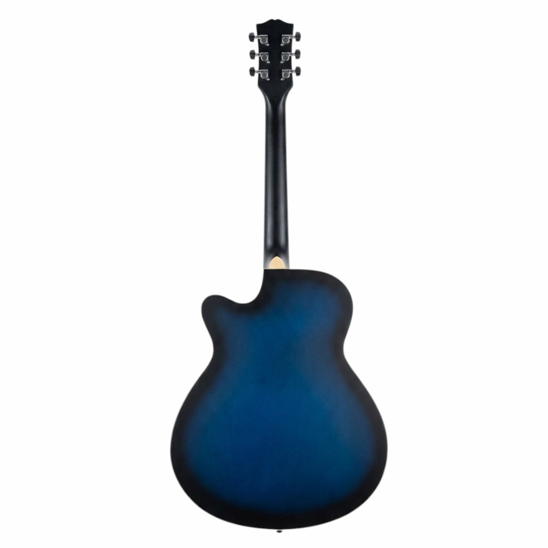 Challenger Apollo-39 Electro-Acoustic Guitar – Midnight Blue Burst Gloss