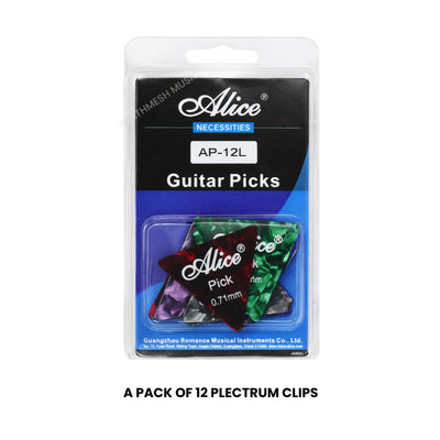 Alice AP-12L Guitar Picks - Mix (12 pcs)