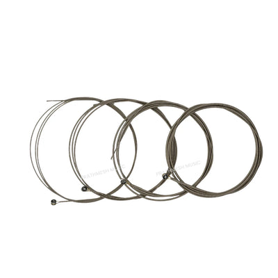 Alice A046A Chrome Steels For Acoustic And Electric Guitar Short Finger Slide